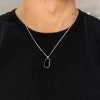 Vincero Beveled Tag Pendant