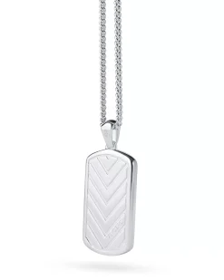 Vincero Beveled Tag Pendant