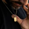 Vincero Beveled Tag Pendant