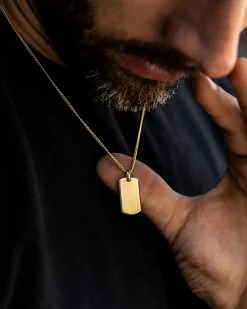 Vincero Beveled Tag Pendant