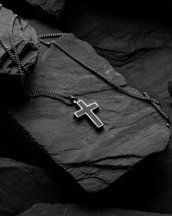 Vincero Stone Cross Pendant